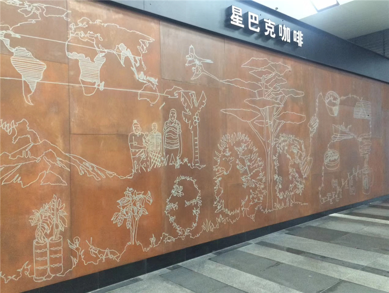 桂东耐候钢幕墙